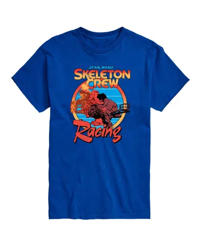 Airwaves Men's Skeleton Crew Racing Short-sleeve Graphic T-shirt In Blue