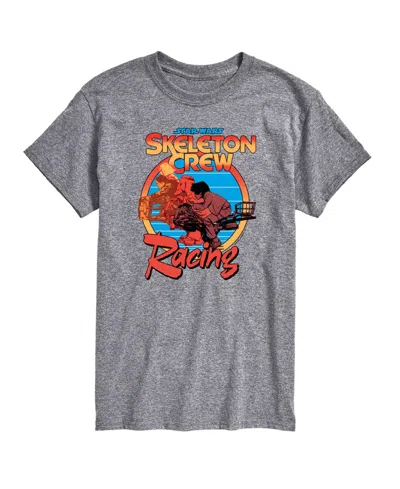 Airwaves Men's Skeleton Crew Racing Short-sleeve Graphic T-shirt In Gray