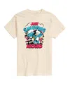 Airwaves Men's Smurfs Movie Just Smurfing Around Graphic T-shirt