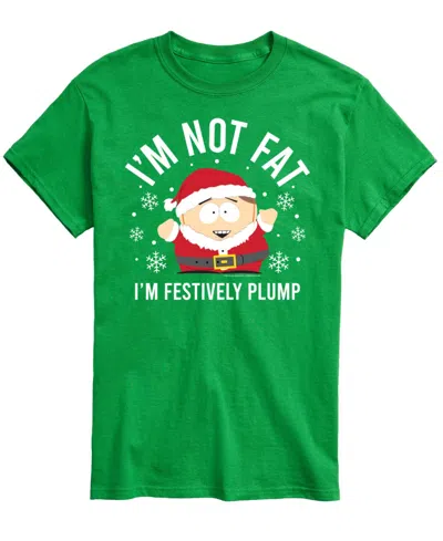 Airwaves Men's South Park Festively Plump Graphic Crewneck T-shirt In Green