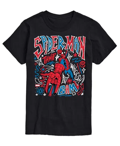 Airwaves Men's Spiderman Sketchy Doodles Short-sleeve Graphic T-shirts In Multi
