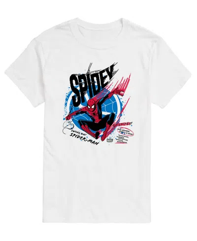 Airwaves Men's Spiderman Spidey Speed Short-sleeve Graphic T-shirts In White