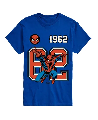 Airwaves Men's Spider-man Sporty Short-sleeve Graphic T-shirt In Blue