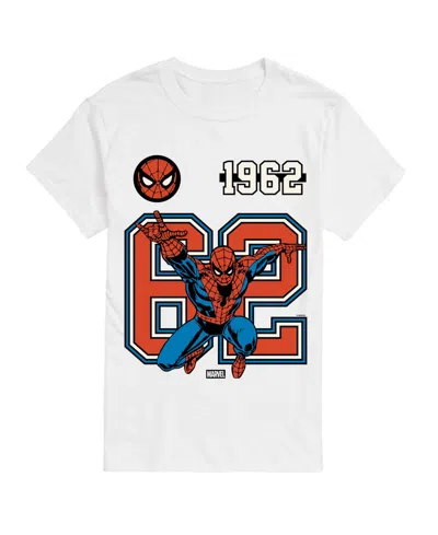 Airwaves Men's Spider-man Sporty Short-sleeve Graphic T-shirt In White
