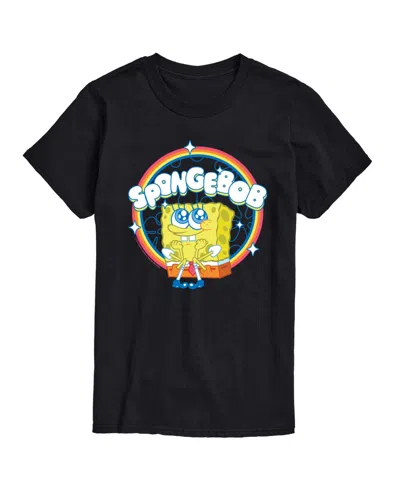 Airwaves Men's Spongebob Squarepants Kawaii Graphic T-shirt In Black