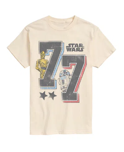 Airwaves Men's Sporty Short-sleeve Graphic T-shirt In White