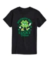 Airwaves Men's St Patrick's Nothin' But Lucky Vibes Short Sleeve T-shirt In Black