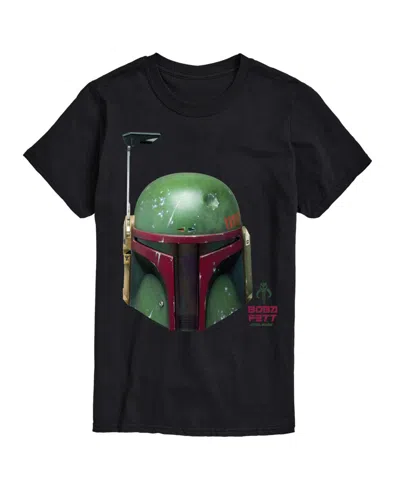 Airwaves Men's Star Wars Boba Fett Short Sleeve T-shirt In Black
