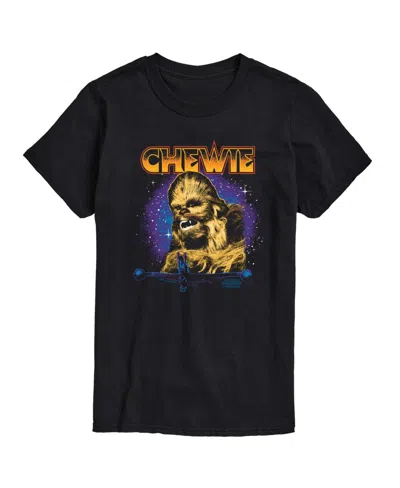 Airwaves Men's Star Wars Chewbacca Short Sleeve T-shirt In Black