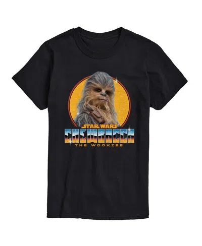 Airwaves Men's Star Wars Chewbacca Short Sleeve T-shirt In Black