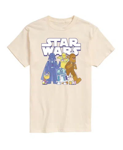 Airwaves Men's Star Wars Easter Short Sleeve T-shirt In Beige,khaki