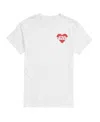 Airwaves Men's Star Wars Heart Short Sleeve T-shirt In White