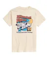 Airwaves Men's Star Wars Millennium Falcon Short Sleeve T-shirt In Beige,khaki