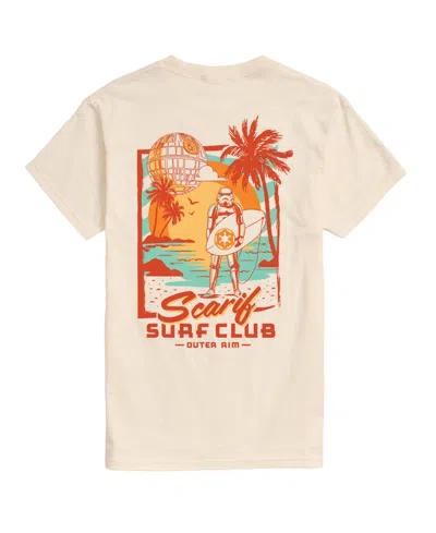Airwaves Men's Star Wars Scarif Surf Club Graphic T-shirt In Cream