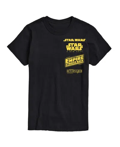 Airwaves Men's Star Wars Short Sleeve T-shirt In Black