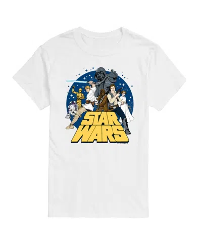 Airwaves Men's Star Wars Short Sleeve T-shirt In White