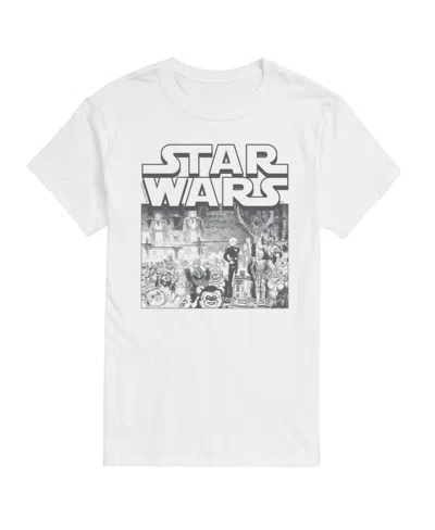 Airwaves Men's Star Wars Short Sleeve T-shirt In White