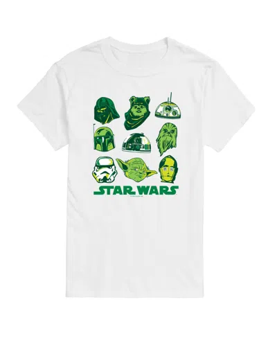 Airwaves Men's Star Wars St Patricks Day Short Sleeve T-shirt In White