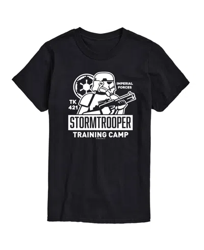 Airwaves Men's Star Wars Storm Trooper Training Camp Short Sleeve T-shirt In Black