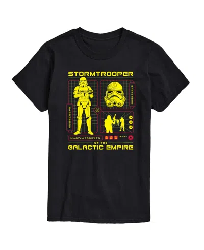 Airwaves Men's Star Wars Stormtrooper Short Sleeve T-shirt In Black
