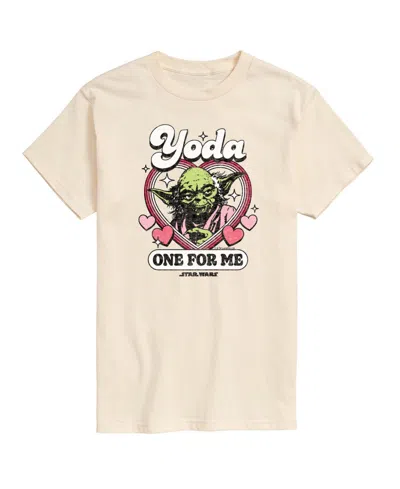 Airwaves Men's Star Wars Yoda One Short Sleeve T-shirt In Neutral