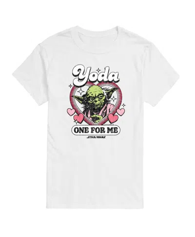 Airwaves Men's Star Wars Yoda One Short Sleeve T-shirt In White