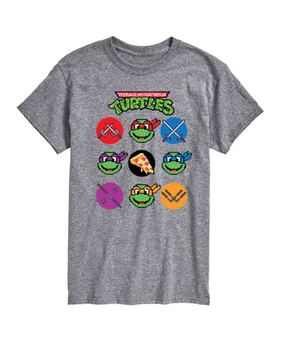 Airwaves Men's Teenage Mutant Ninja Turtles Graphic T-shirt In Gray