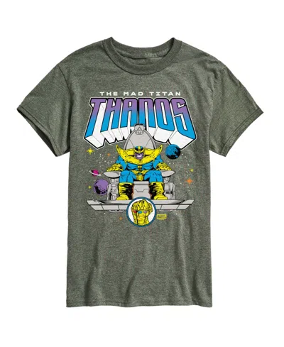 Airwaves Men's Thanos Thanos Mad Titan Short-sleeve Graphic T-shirt In Green