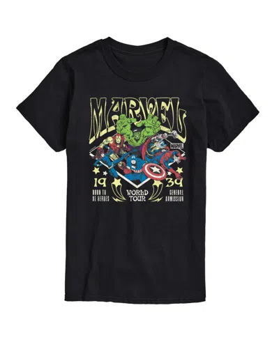 Airwaves Men's The Avengers Short Sleeve T-shirt In Black