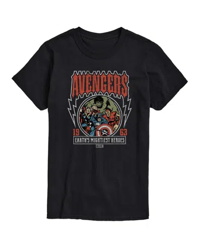 Airwaves Men's The Avengers Short Sleeve T-shirt In Black