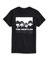 Airwaves Men's The Beatles Group Short Sleeve T-shirt In Black