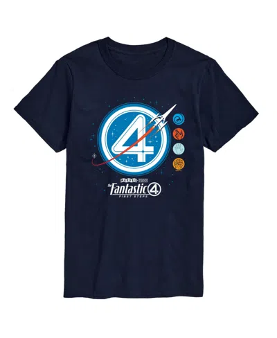 Airwaves Men's The Fantastic Four Short Sleeve T-shirt In Blue