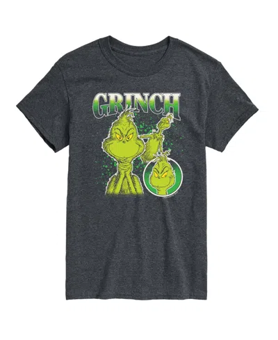 Airwaves Men's The Grinch Collage Graphic Short-sleeve T-shirt In Gray