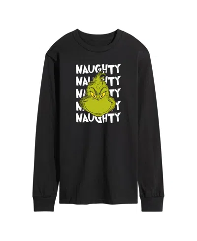 Airwaves Men's The Grinch Merry Grinchmas Graphic Crewneck T-shirt In Black