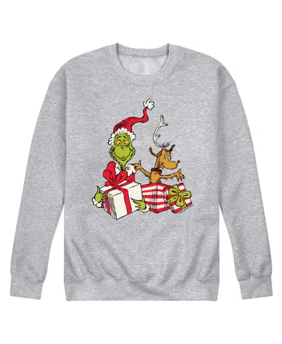 Airwaves Men's The Grinch Presents Long Sleeve Fleece In Gray