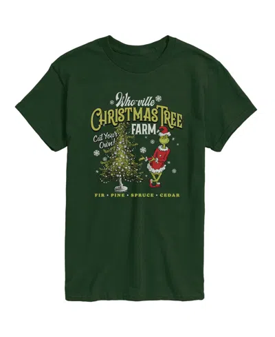 Airwaves Men's The Grinch Tree Graphic Short-sleeve T-shirt In Green