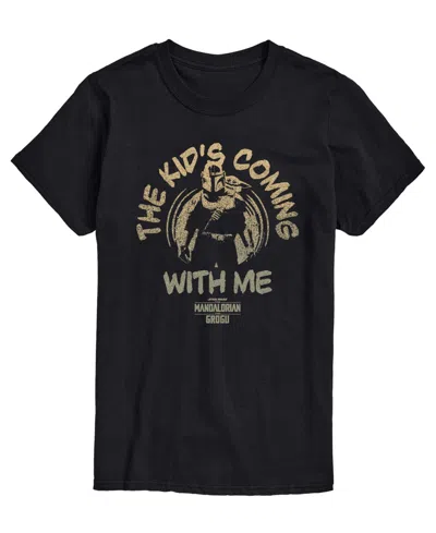 Airwaves Men's The Mandalorian & Grogu The Kids Coming With Me Graphic T-shirt In Black