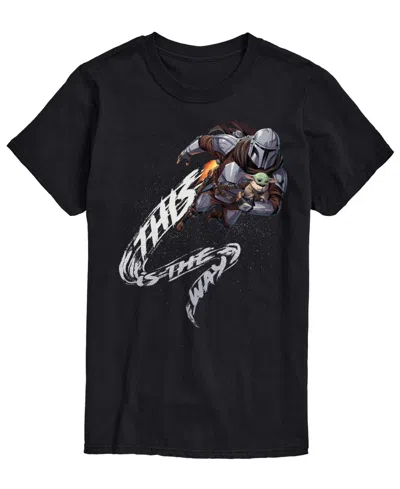 Airwaves Men's The Mandalorian & Grogu This Is The Way T-shirt In Black