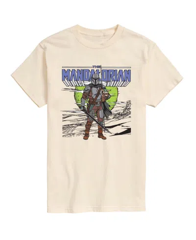 Airwaves Men's The Mandalorian Sword Short-sleeve Graphic T-shirt In White