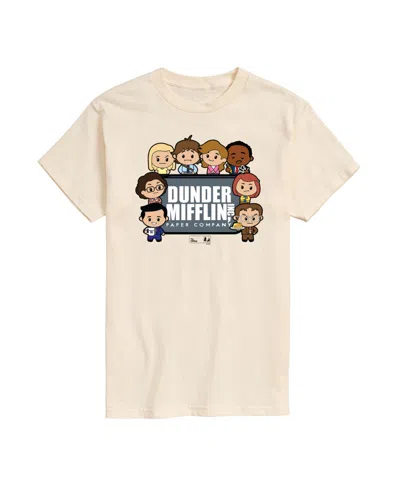 Airwaves Men's The Office Cartoon Short Sleeve T-shirt In Beige