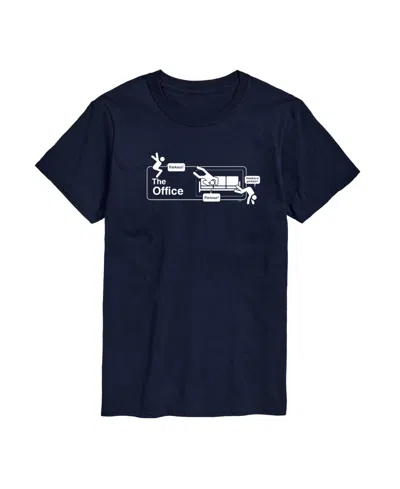 Airwaves Men's The Office Logo Short Sleeve T-shirt In Blue