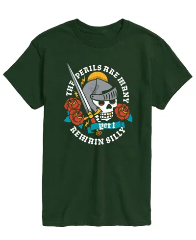 Airwaves Men's The Perils Are Many Short-sleeve Graphic T-shirt In Forest Green