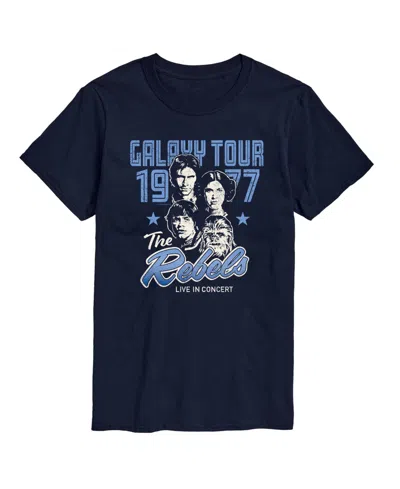 Airwaves Men's The Rebels Band Short-sleeve Graphic T-shirt In Blue