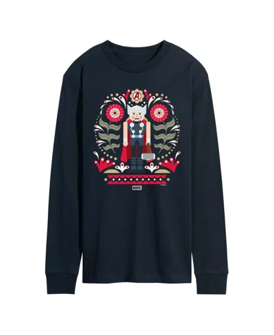 Airwaves Men's Thor Nutcracker Graphic Long-sleeve T-shirt In Blue