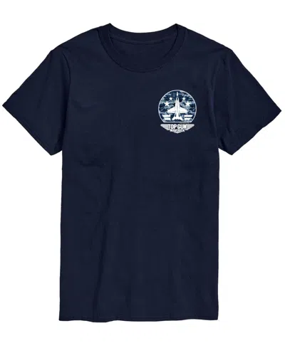 Airwaves Men's Top Gun Maverick Camo Short-sleeve Graphic T-shirts In Blue