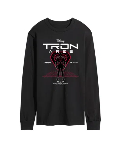 Airwaves Men's Tron: Ares Master Control Program Long-sleeve Graphic T-shirt In Black
