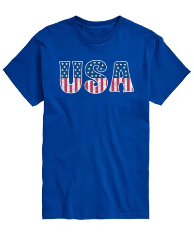Airwaves Men's Usa Short-sleeve Graphic T-shirts In Blue