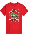 Airwaves Men's Vacation Griswold Family Christmas Tree Graphic T-shirt In Red