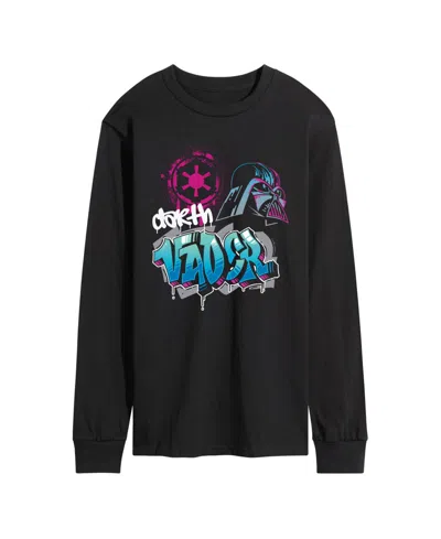 Airwaves Men's Vader Graffiti Long-sleeve Graphic T-shirt In Black