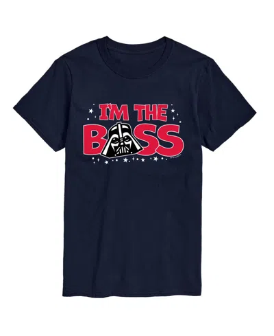 Airwaves Men's Vader Im The Boss Short-sleeve Graphic T-shirt In Blue